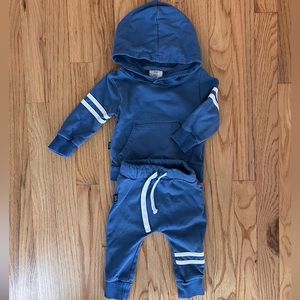 OLIVE + SCOUT Echo Jogger Set, Blue 6-12 months